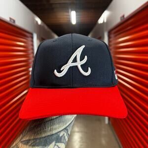 Atlanta Braves Hat Navy Team MLB OSFM